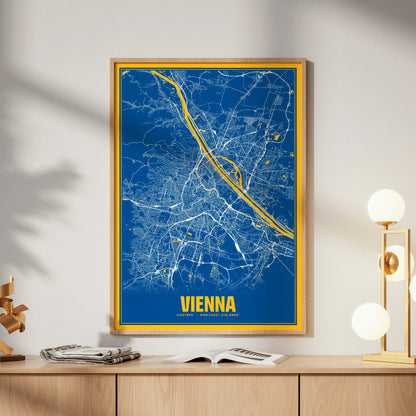 Vienna Blockbuster Map Poster
