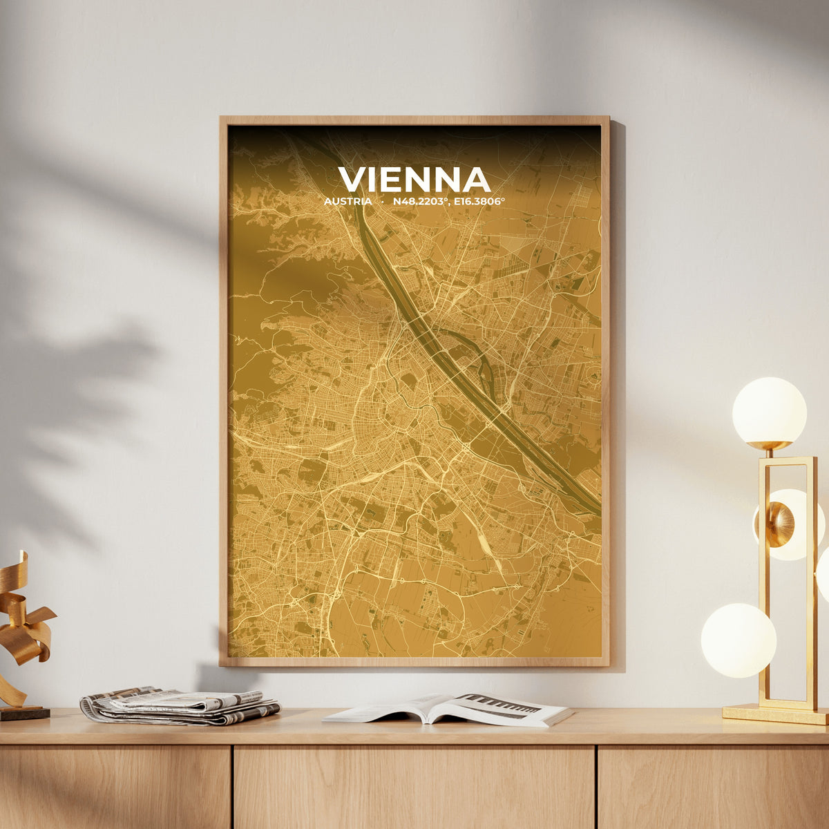 Vienna Forge Map Poster