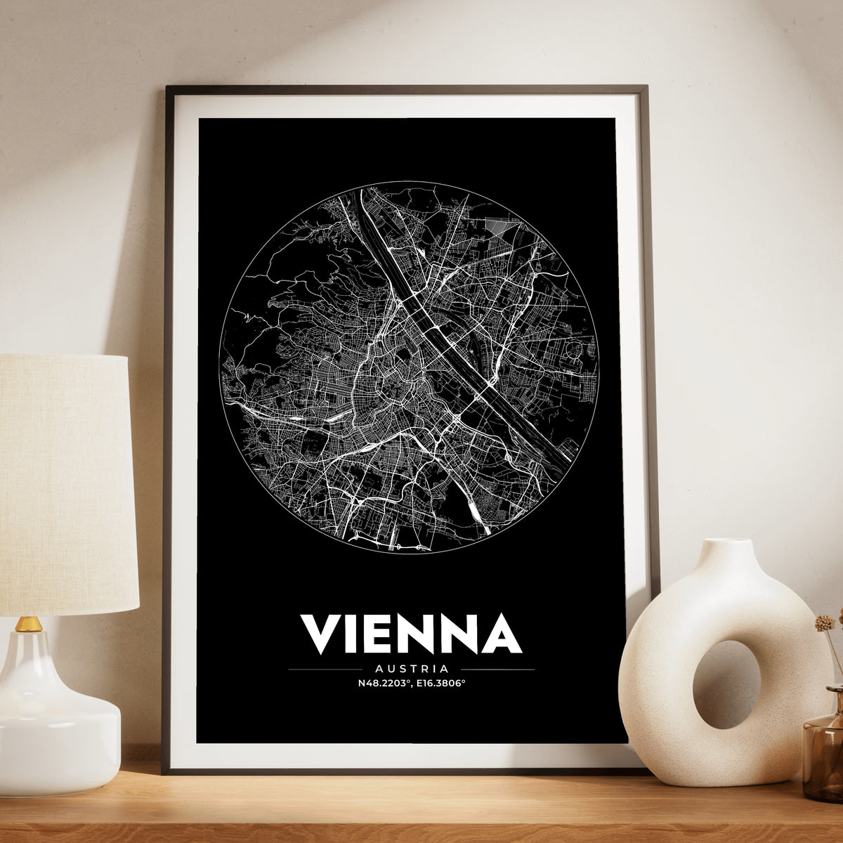 Vienna Spot Map Poster