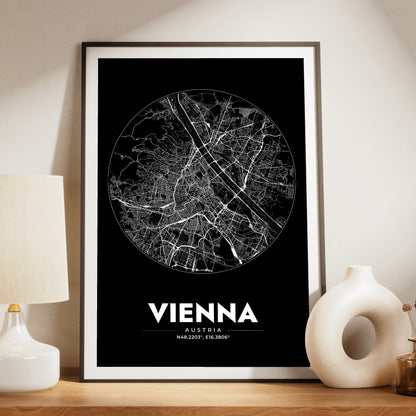 Vienna Spot Map Poster