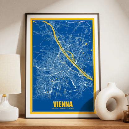 Vienna Blockbuster Map Poster