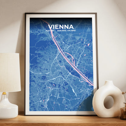 Vienna Candy Map Poster