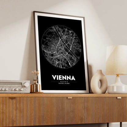 Vienna Spot Map Poster