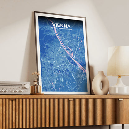 Vienna Candy Map Poster