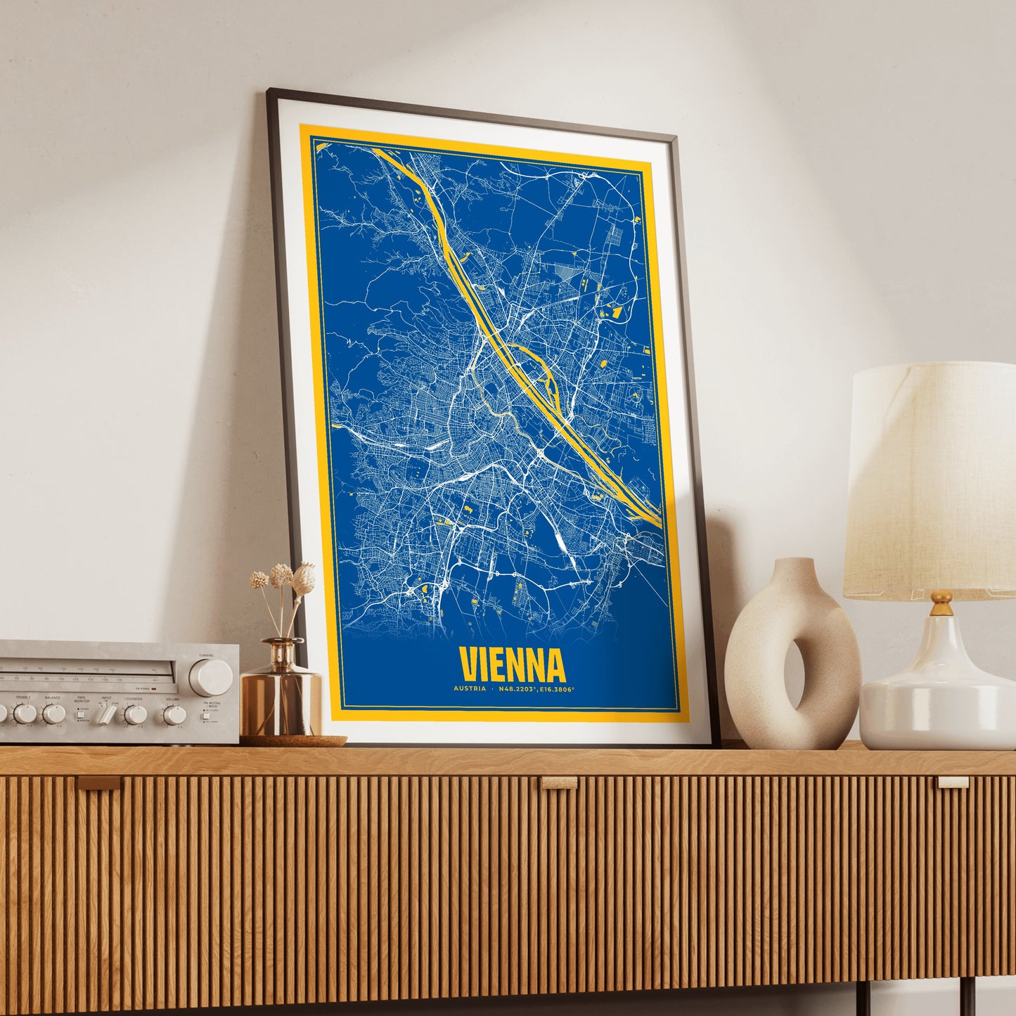 Vienna Blockbuster Map Poster
