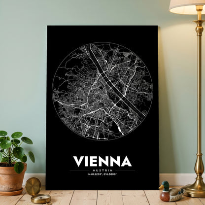 Vienna Spot Map Poster