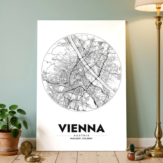 Vienna Spot Map Poster