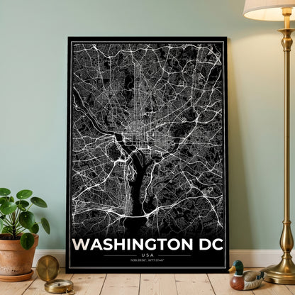 Washington DC Modern Map Poster