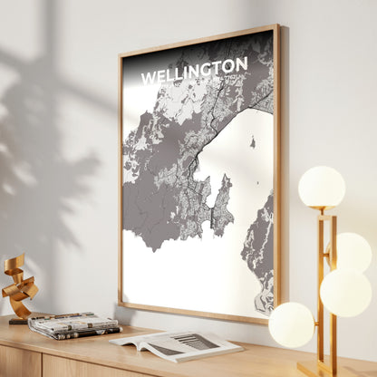 Wellington Ash Map Poster