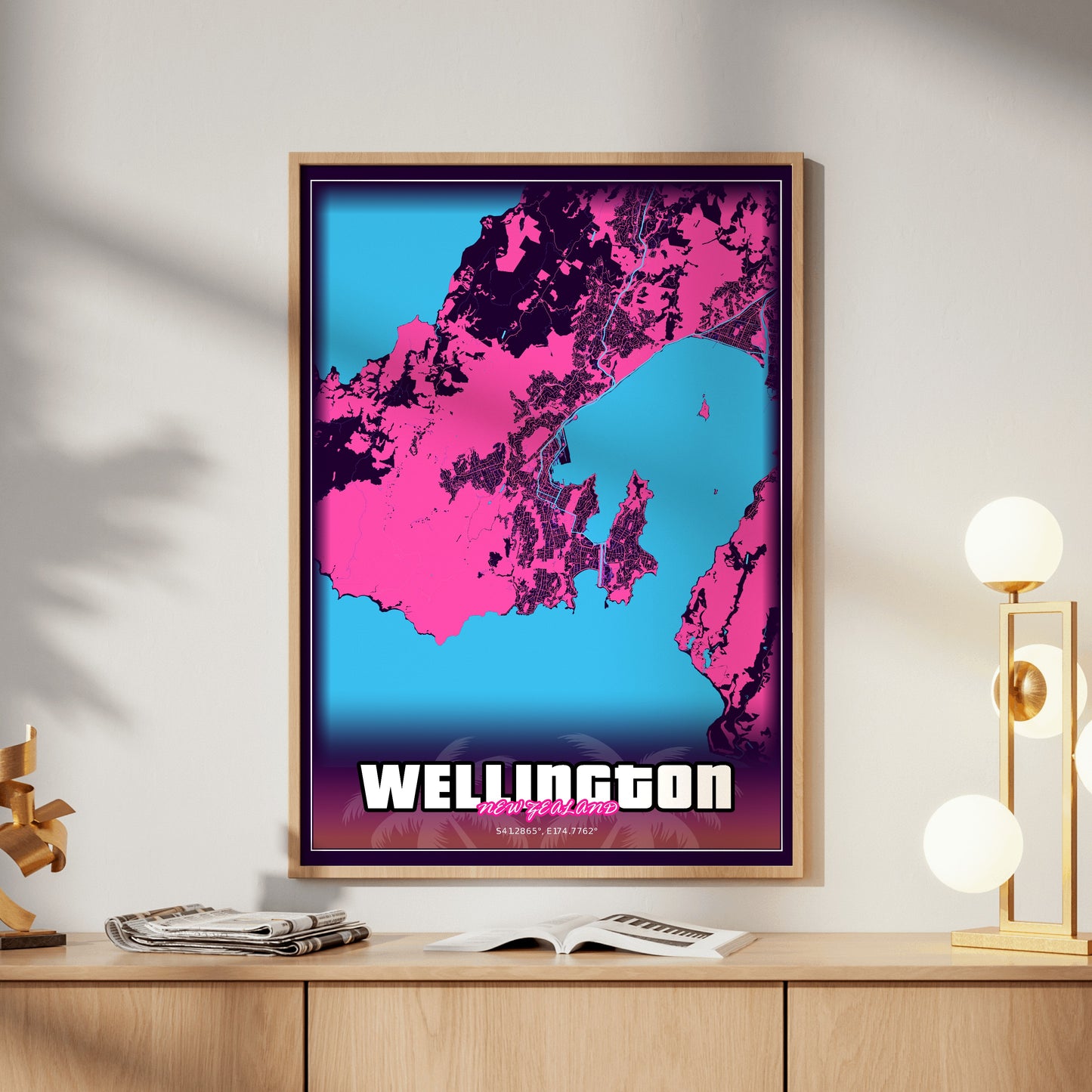 Wellington GTA Map Poster
