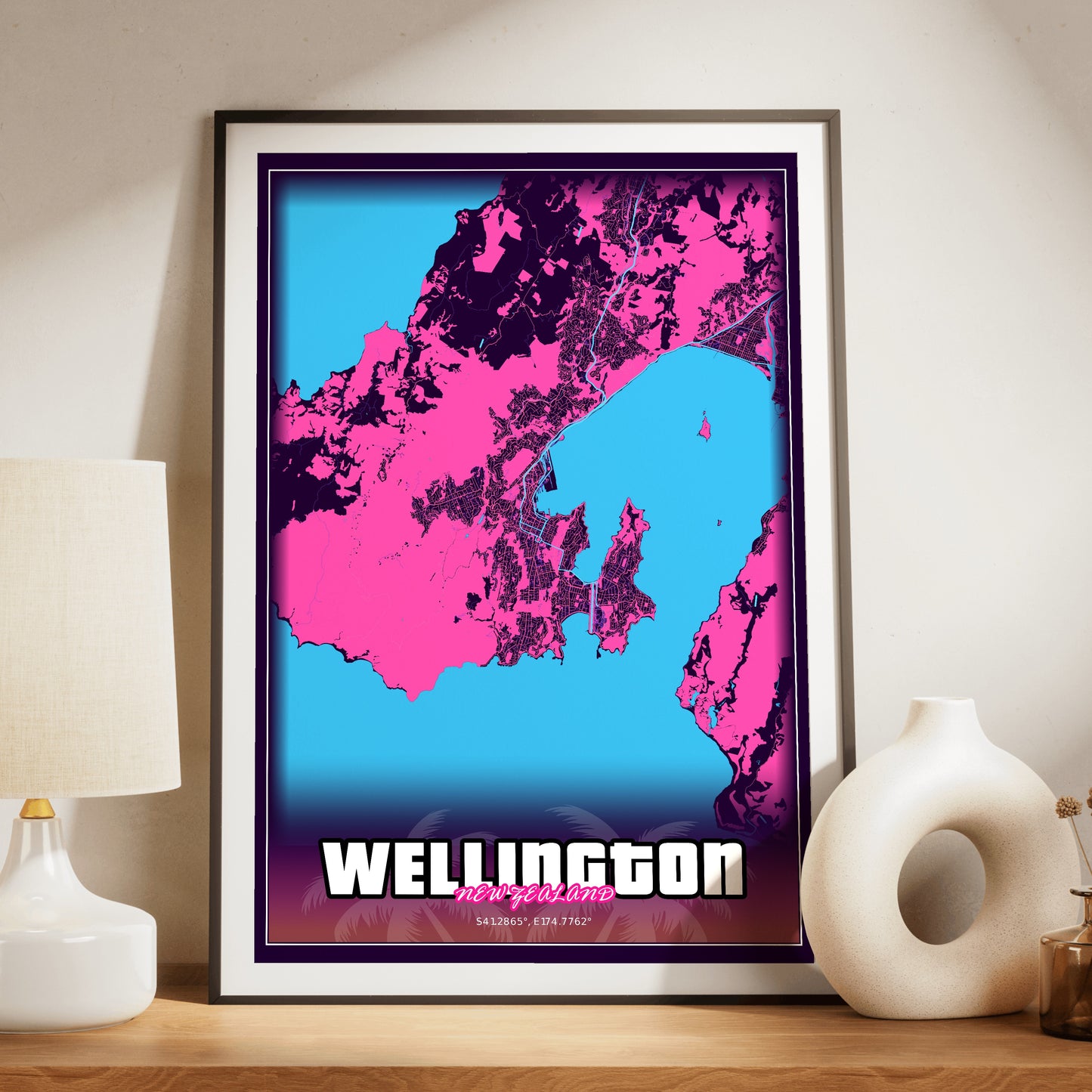 Wellington GTA Map Poster