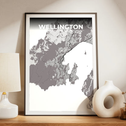 Wellington Ash Map Poster