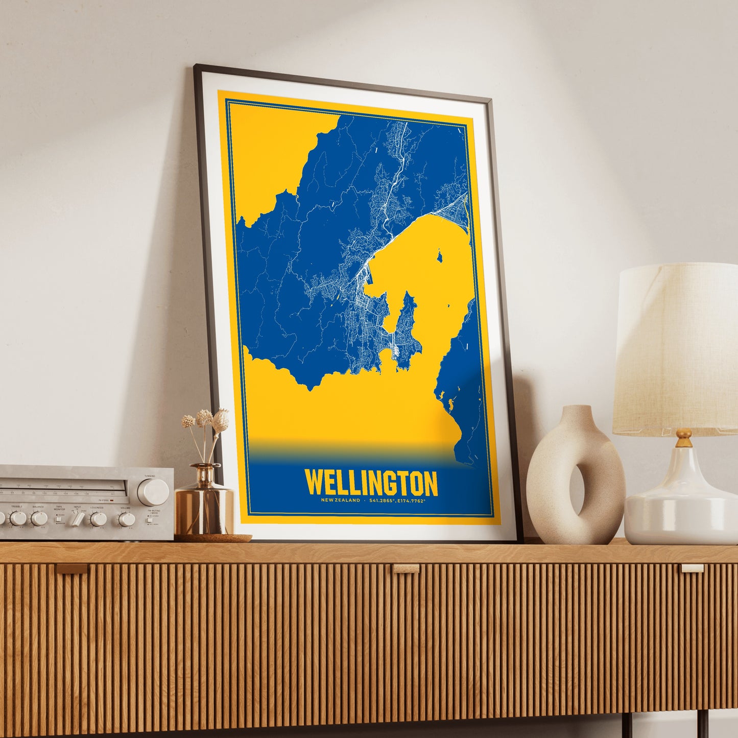 Wellington Blockbuster Map Poster