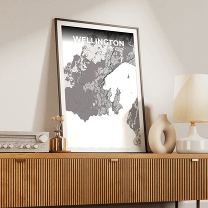Wellington Ash Map Poster