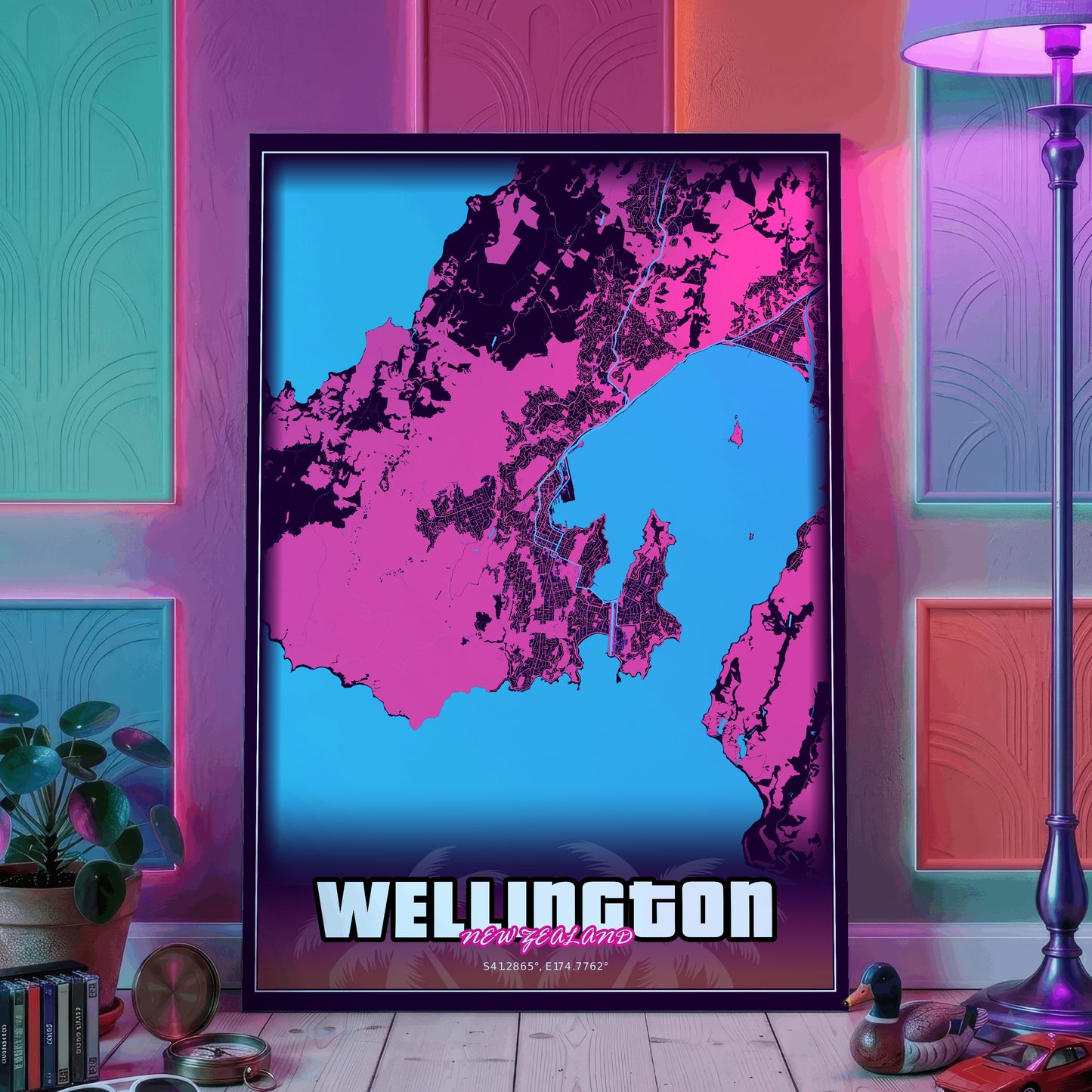 Wellington GTA Map Poster