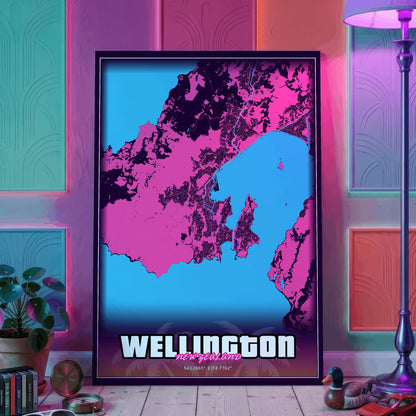 Wellington GTA Map Poster