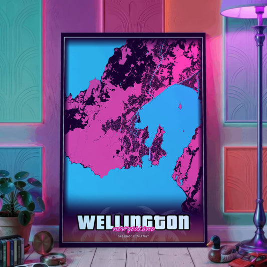 Wellington GTA Map Poster