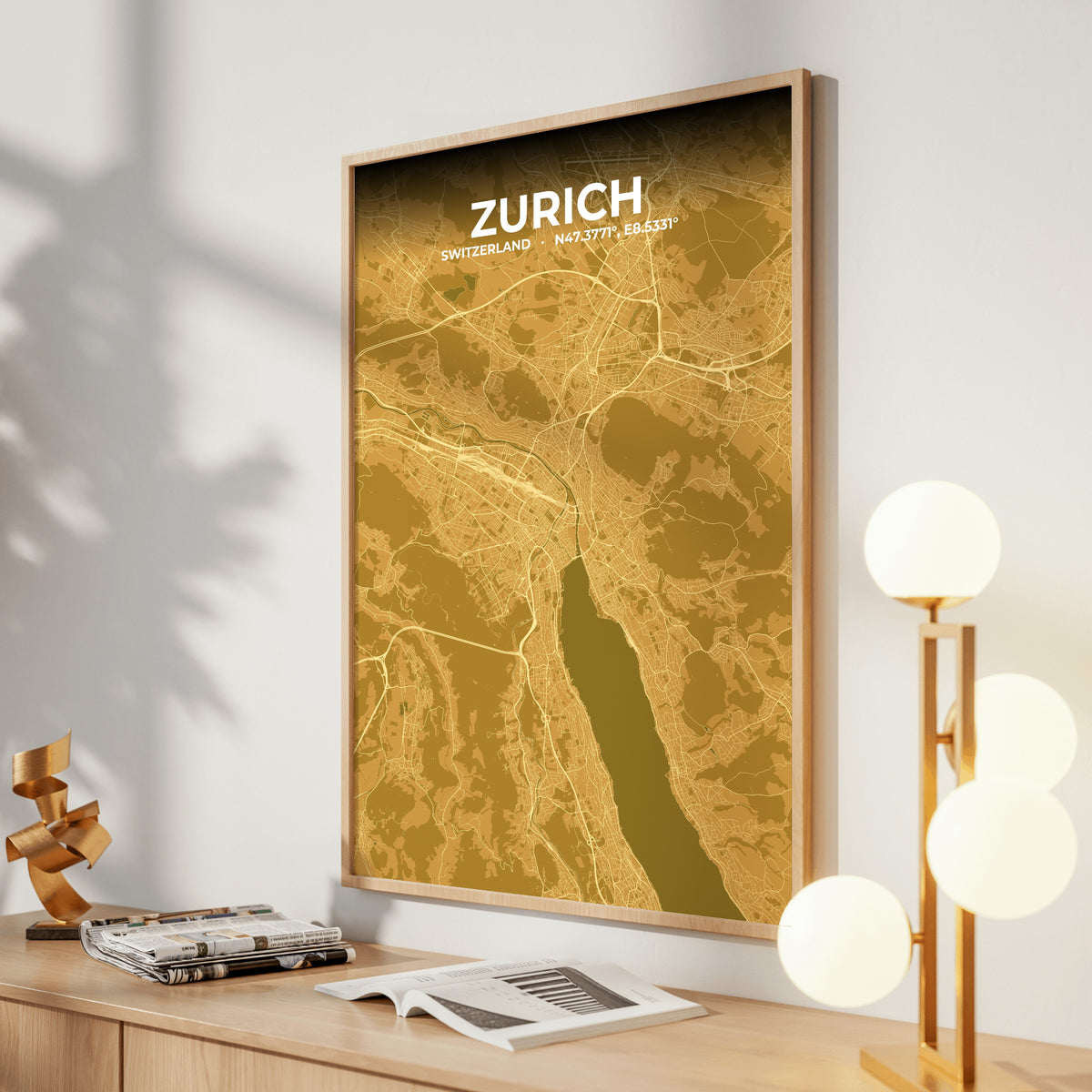Zurich Forge Map Poster