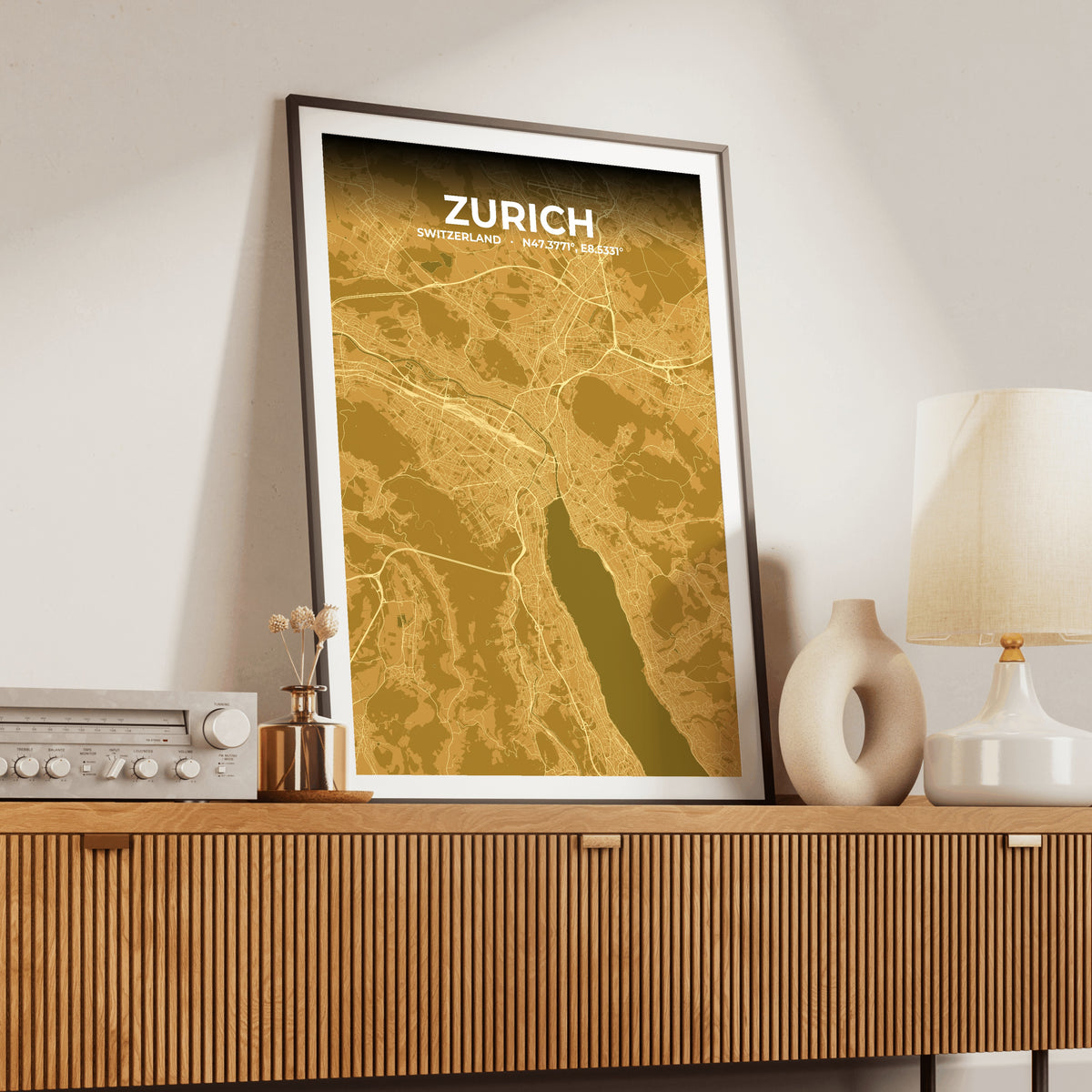 Zurich Forge Map Poster
